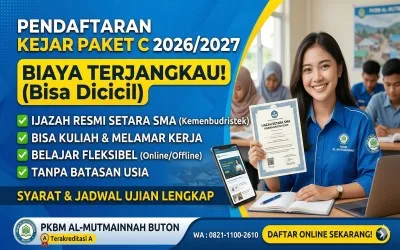 Daftar Kejar Paket C 2026/2027: Syarat, Biaya & Jadwal Ujian Lengkap